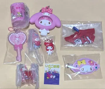 산리오 마이멜로디 마이멜로 묶음 판매 키링 앞머리 클립
