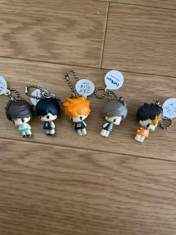 하이큐!! 스트랩 코에다라이즈 세븐일레븐 한정판 미개봉 전 5종