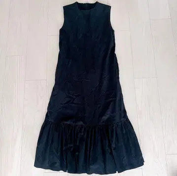 birthday bash 페플럼 린넨 원피스