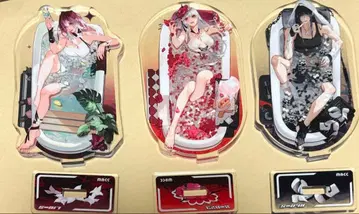 무기미도 샤롬 코크리코 라프 아크릴 스탠드 글리터