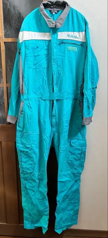 Kubota 쿠보타 오버롤 작업복 터콰이즈