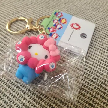 EXPO2025 산리오 미야쿠미야쿠 파스텔 키링 키티