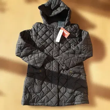 골든 베어 블랙 후드 부착 퀼팅 자켓 미사용