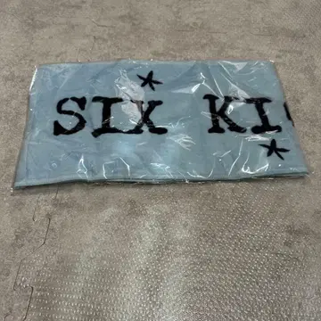 SIX K ROCKS 머플러 타월 라이트 블루