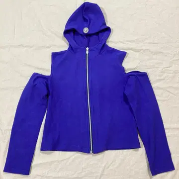 CYBERDOG 사이버독 어깨 트임 플리스 후드티 퍼플