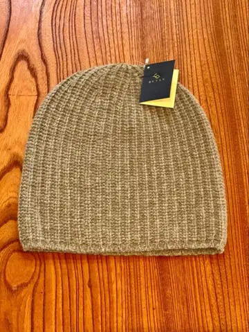 울 90% 캐시미어 10% 비니 브라운