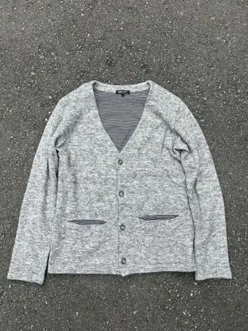 [ BEAMS ] 그레이 가디건 L 사이즈
