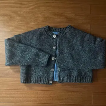 SHISHIKUI 그레이 니트 가디건