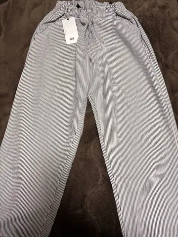 [ 미사용품!!! ] Lee Fleeasy 스트라이프 팬츠 프리 사이즈