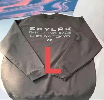 L 사이즈 SKYLRK 스카이 팝업 크루넥