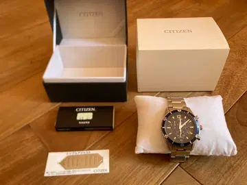 CITIZEN 크로노그래프 다크 블루 NP-M2