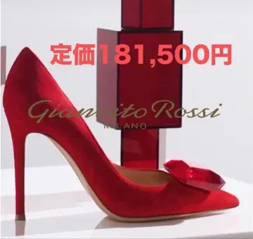 익명 배송 정가:181,500엔 Gianvito Rossi 레드 하이힐