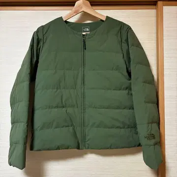 THE NORTH FACE 다운 자켓 M 보드 워크 가디건 그린