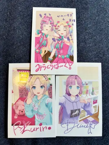 러브 라이브  5th 폴라로이드풍 카드 미라쿠라파크 루리노 히메메