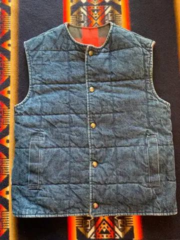 LEVI'S 데님 베스트 빈티지 리버서블