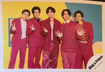 King & Prince 공식 사진 핑크 의상