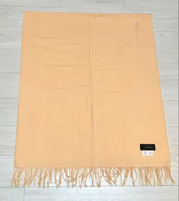 대형 캐시미어 울 혼방 베이지 스톨