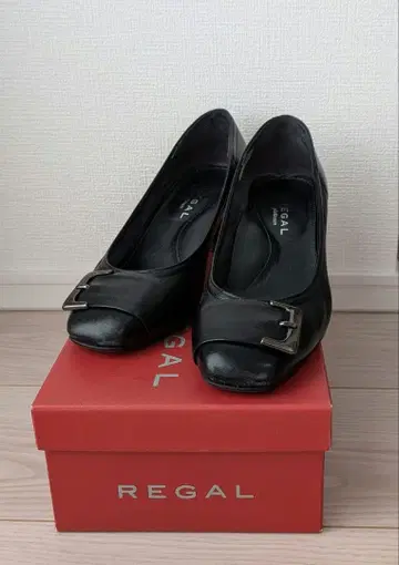 REGAL 블랙 펌프스 22.5cm