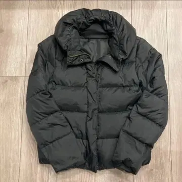 블랙 다운 자켓 상태