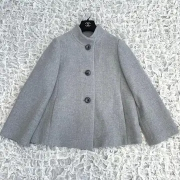 캐릭터 오스 고급 MANTECO 원단 스탠드 카라 숏코트 레리안