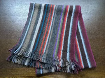 폴스미스 울 머플러 원포인트 프린지