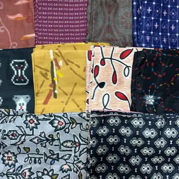 메이센 기모노 묶음 판매 10장