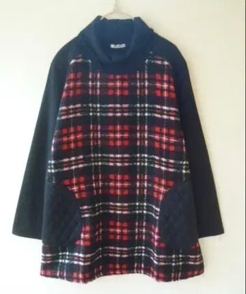 15호 체크 무늬 풀오버 [정가 13200엔] QUINT 3L