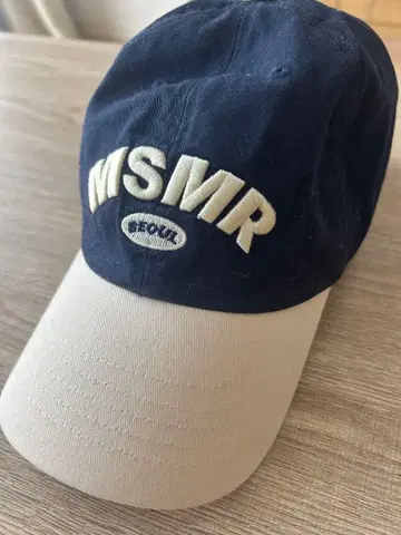 MSMR 캡 네이비 베이지