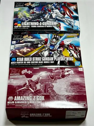 HG 라이트닝 Z 건담 외 총 3점 세트