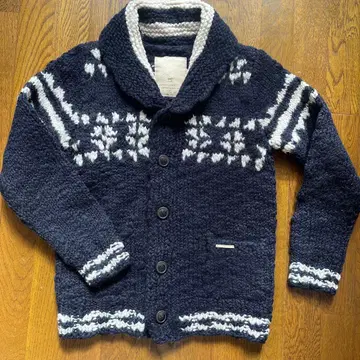 새상품급 SCOTCH & SODA 네이비 화이트 니트 스웨터