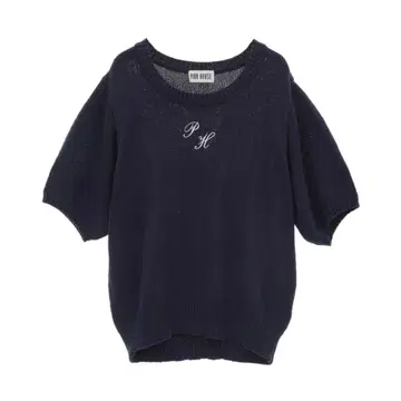 PINK HOUSE 로고 자수 니트 풀오버