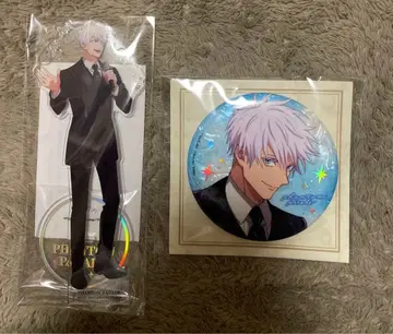 주술회전 환영야행 본점 기념일 아크릴 스탠드 캔뱃지 고죠 사토루