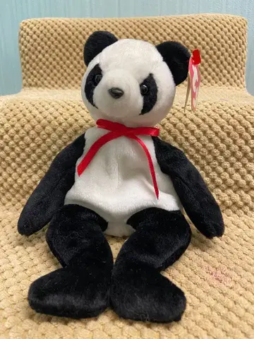 Ty 팬더 봉제 인형 1998년산 비니 베이비즈 컬렉션