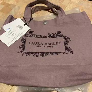 [Laura Ashley] 미니 토트 자수 로고 로라 애슐리