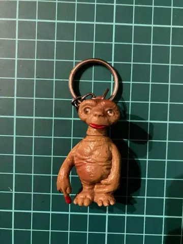 ET 피규어 키링 쇼와 레트로 빈티지 영화 소프트 비닐