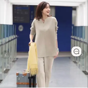 두클라쎄 라이트 종이상자 니트 셋업 라이트 그레이