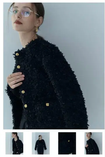 새상품 BLUELEA Tweedy cardigan jacket 블루레아