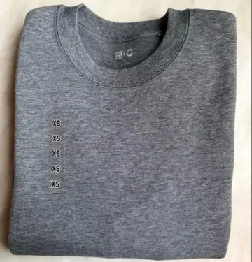 UNIQLO C 오버사이즈 스웨트 셔츠 05 그레이 XS 사이즈