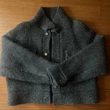 NKNIT 그레이 숏 자켓