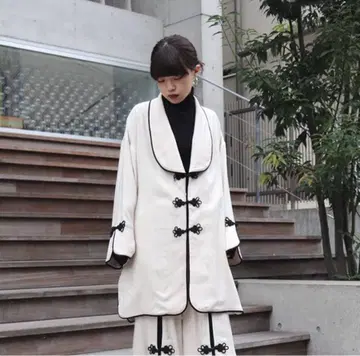 FUMIE TANAKA / FT piping gown 가디건