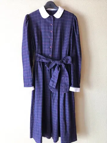 Laura Ashley 체크 무늬 원피스 UK16