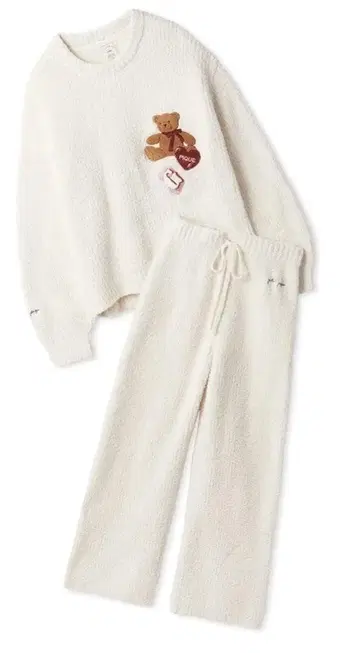 택 포함 새상품 젤라또피케 베비모코 사가라 풀오버 & 롱팬츠