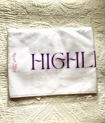 K-CON 2023 HIGHLIGHT 공식 굿즈 슬로건 타월