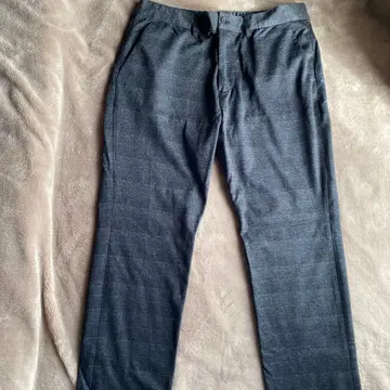 A DAY IN THE LIFE 체크 무늬 슬랙스 XL