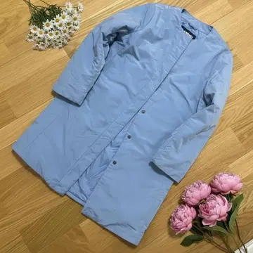 Lands' End 롱 코트 라이트 블루 L