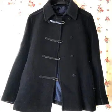 새상품급 J.PRESS 네이비 울 더플 코트 더블 브레스트