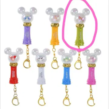 디즈니 캐릭터 시크릿 키링 7색 변화 응원봉