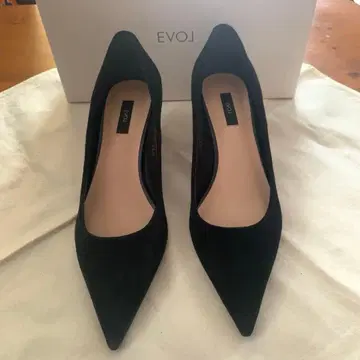 EVOJ 블랙 스틸레토 핑힐 [ 24.0cm ]