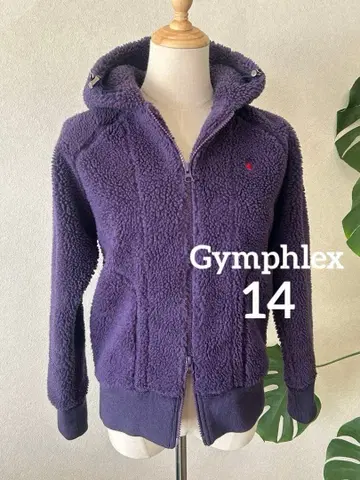 [ Gymphlex ] 짐플렉스 보아 플리스 자켓 14 퍼플