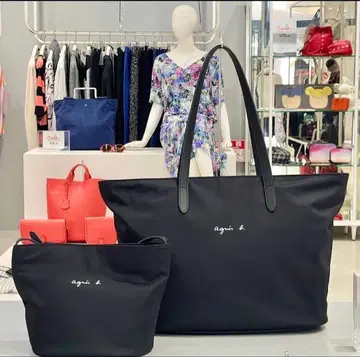 [ 새상품급 ] 에네스베 보야주 토트백 나일론 블랙